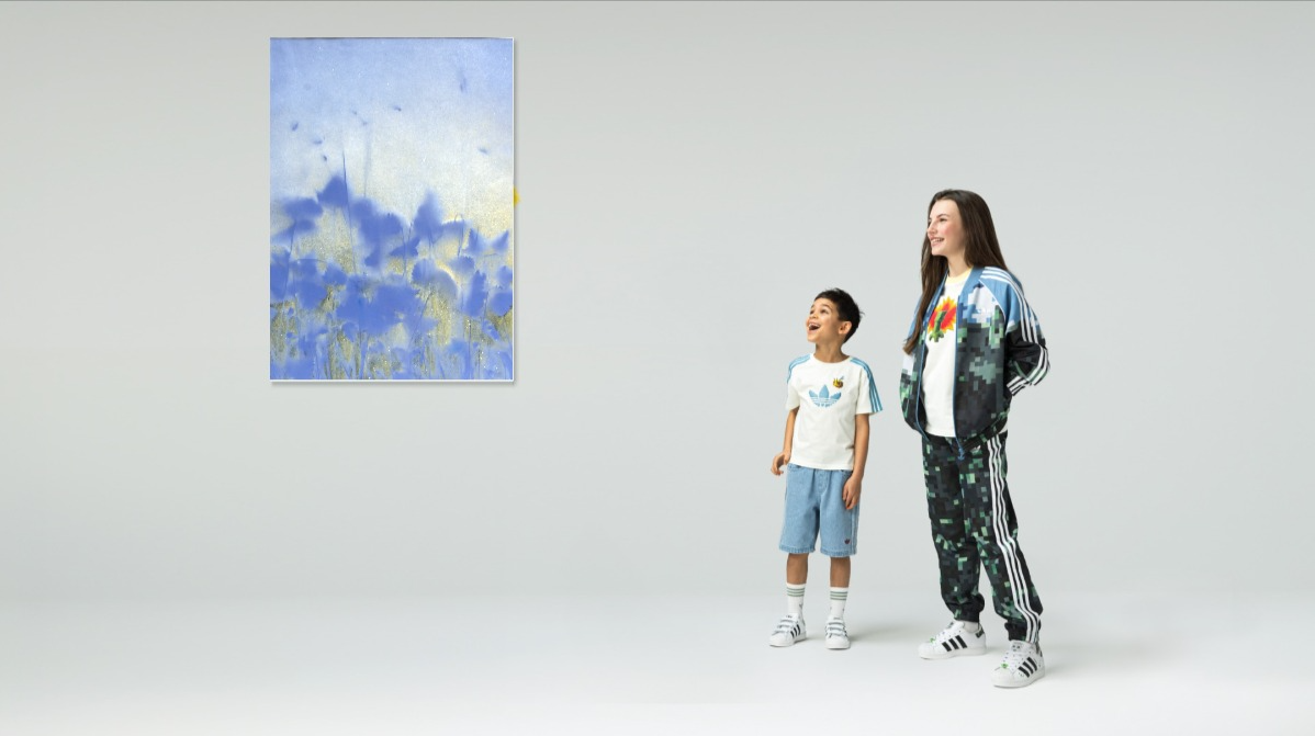 person standing on museum